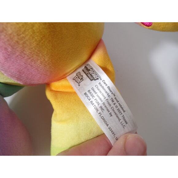 Care Bears Togetherness Bear Rainbow Heart Plush Bear 2021 12" EUC - Picture 3 of 3